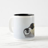 Kaiser-Pinguin (Aptenodytes forsteri) 2 Zweifarbige Tasse (Vorderseite Links)