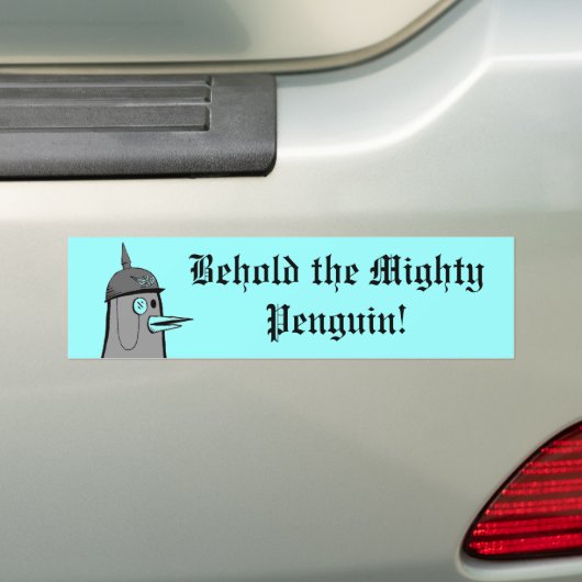 Kaiser Pinguin Autoaufkleber (Auf Auto)