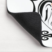 Kaiser Pinguin Forever Love Birds Mousepad (Ecke)