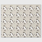 Kaiser-Pinguin Geschenkpapier (Flach)