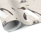 Kaiser-Pinguin Geschenkpapier (Rolleneckpunkt)