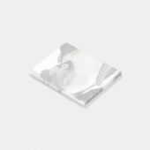 Kaiser Pinguin| Insel Snow Hill Post-it Klebezettel (angewinkelt)