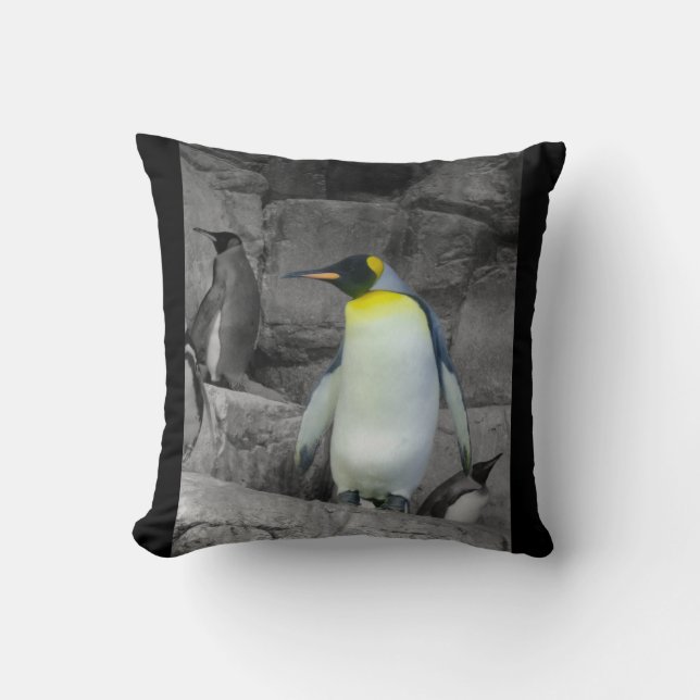Kaiser-Pinguin Kissen (Vorderseite)