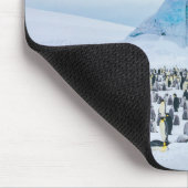 Kaiser-Pinguin-Kolonie Mousepad (Ecke)