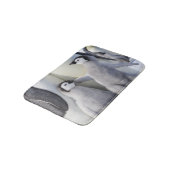 Kaiser-Pinguin-Küken Badematte (Schrägansicht)