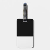 Kaiser-Pinguin-Küken Gepäckanhänger (Rückseite vertikal)