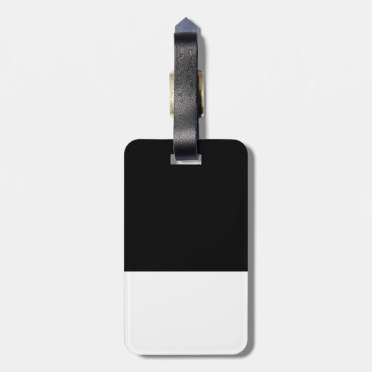 Kaiser-Pinguin-Küken Gepäckanhänger (Rückseite vertikal)