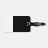 Kaiser-Pinguin-Küken Gepäckanhänger (Rückseite horizontal)