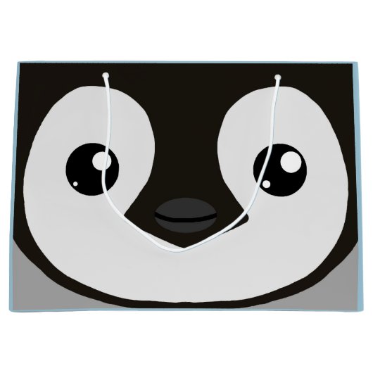 Kaiser-Pinguin-Küken-Geschenk-Tasche Große Geschenktüte (Vorderseite)