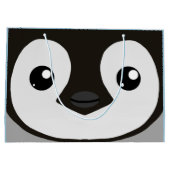 Kaiser-Pinguin-Küken-Geschenk-Tasche Große Geschenktüte (Rückseite)