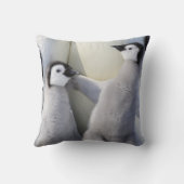 Kaiser-Pinguin-Küken Kissen (Rückseite)