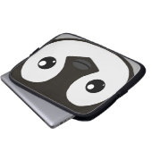 Kaiser-Pinguin-Küken-Laptop-Hülse Laptopschutzhülle (Vorne Knopf)