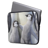 Kaiser-Pinguin-Küken Laptopschutzhülle (Vorderseite Links)