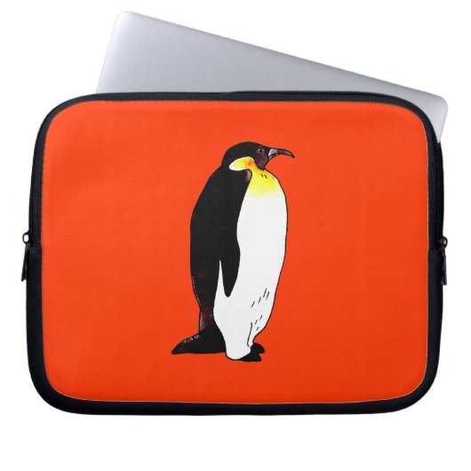 Kaiser-Pinguin Laptopschutzhülle (Vorderseite)