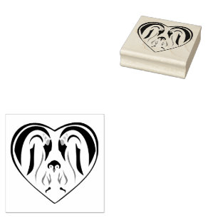 Kaiser Pinguin Liebe Herzlich Willkommen Gummistempel