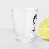 Kaiser Pinguin Liebe Herzmuskelglas Schnapsglas (Links)
