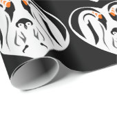 Kaiser Pinguin Liebe Herzstück Geschenkpapier (Rolleneckpunkt)