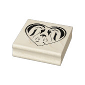 Kaiser Pinguin Liebe Herzstück Gummistempel (Stempel)