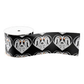 Kaiser Pinguin Liebe Herzstück Ripsband (Spule)