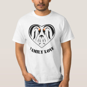 Kaiser Pinguin Liebe Herzstück T-Shirt
