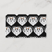 Kaiser Pinguin Liebe Herzstück Visitenkarte (Vorderseite)