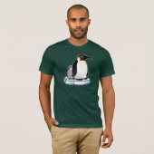Kaiser-Pinguin mit Küken T-Shirt (Vorne ganz)
