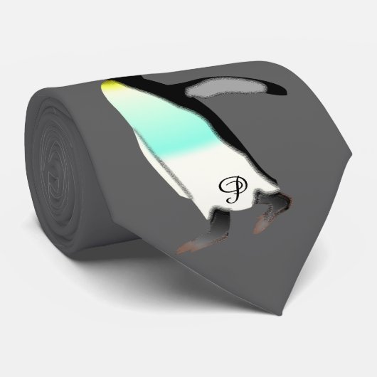 Kaiser-Pinguin Persoanlized Krawatte (Gerollt)