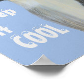 Kaiser Pinguin-Poster zum Klimawandel Poster (Ecke)