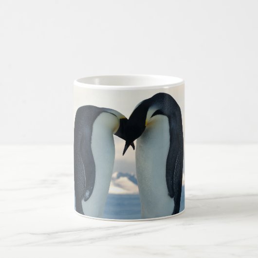 Kaiser-Pinguin-Umwerbung Kaffeetasse (Mittel)