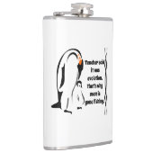 Kaiser Pinguin Vater Stehend mit Sohn Flachmann (Rechts)