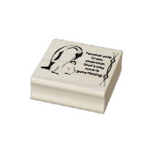 Kaiser Pinguin Vater Stehend mit Sohn Gummistempel (Stempel)