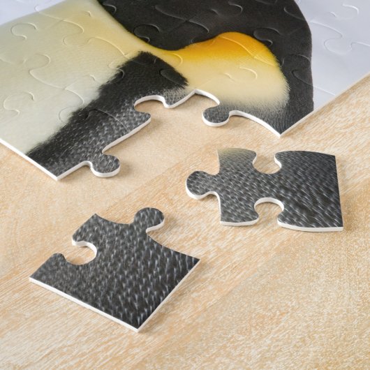 Kaiser-Pinguine mit Küken - Puzzlespiel Puzzle (Seite)