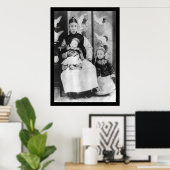 Kaiser Pu Yi mit Vater und Bruder 1909 Poster (Heimbüro)