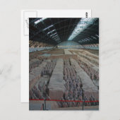 Kaiser Qin's Terrakotta-Armee Xian China Postkarte (Vorne/Hinten)