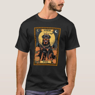 Kaiser Rottweiler Halloween-Tarot T-Shirt