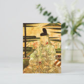 Kaiser Saga Japanese Fine Art Postkarte (Stehend Vorderseite)