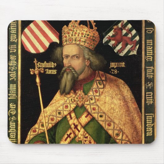 Kaiser Sigismund, heiliger römischer Kaiser Mousepad (Vorne)