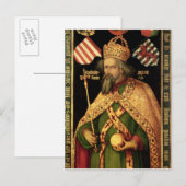 Kaiser Sigismund, Heiliger Römischer Kaiser Postkarte (Vorne/Hinten)