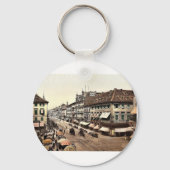 Kaiser Straße, Karlsruhe, Baden, Deutschland klass Schlüsselanhänger (Vorderseite)
