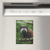 Kaiser Tamarin im Nationalpark Manu Peru Magnet (In Situ (Geschirrspüler))