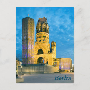 Kaiser Wilhelm Gedächtniskirche, Berlin Postkarte