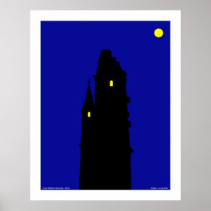 Kaiser Wilhelm Gedenkmal - für Leinwand Poster