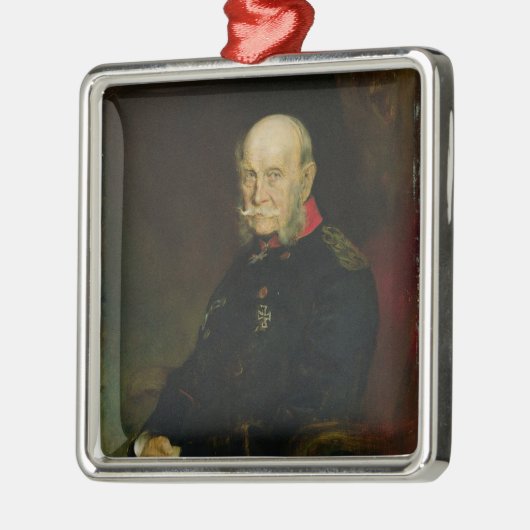Kaiser Wilhelm I, 1888 Silbernes Ornament (Links)