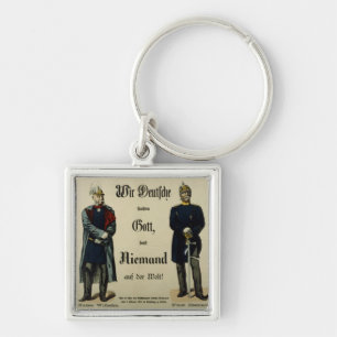 Kaiser Wilhelm I und Prinz Bismarck Schlüsselanhänger