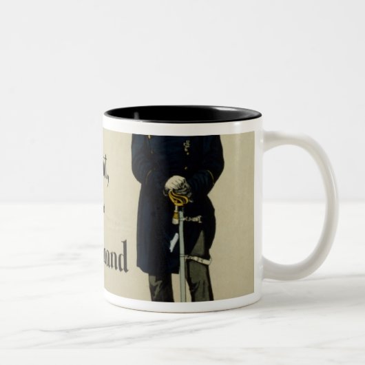 Kaiser Wilhelm I und Prinz Bismarck Zweifarbige Tasse (Rechts)