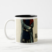 Kaiser Wilhelm I und Prinz Bismarck Zweifarbige Tasse (Links)