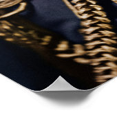 Kaiser Wilhelm II. 1908 eingefärbt Poster (Ecke)