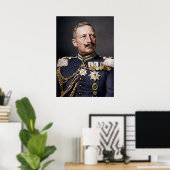 Kaiser Wilhelm II. 1908 eingefärbt Poster (Heimbüro)