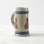 Kaiser Wilhelm II Beer Stein Bierglas (Vorderseite Links)