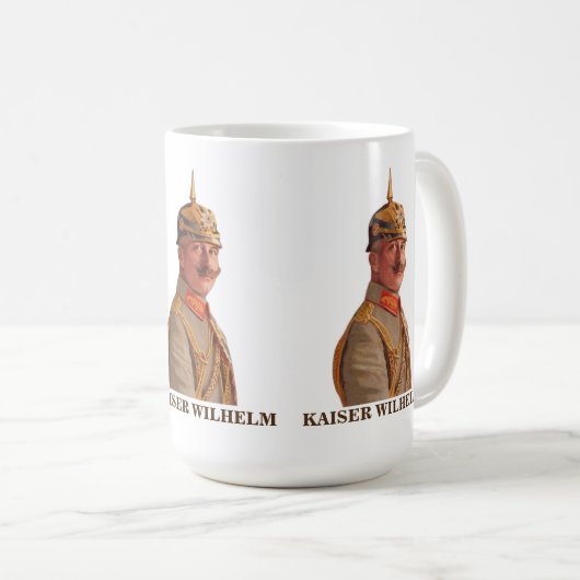 Kaiser Wilhelm II., Kaiser von Deutschland, Schenk Kaffeetasse (VorderseiteRechts)